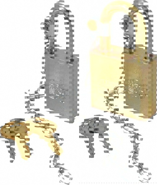 Padlock: Steel, Keyed Alike, 1-3/4